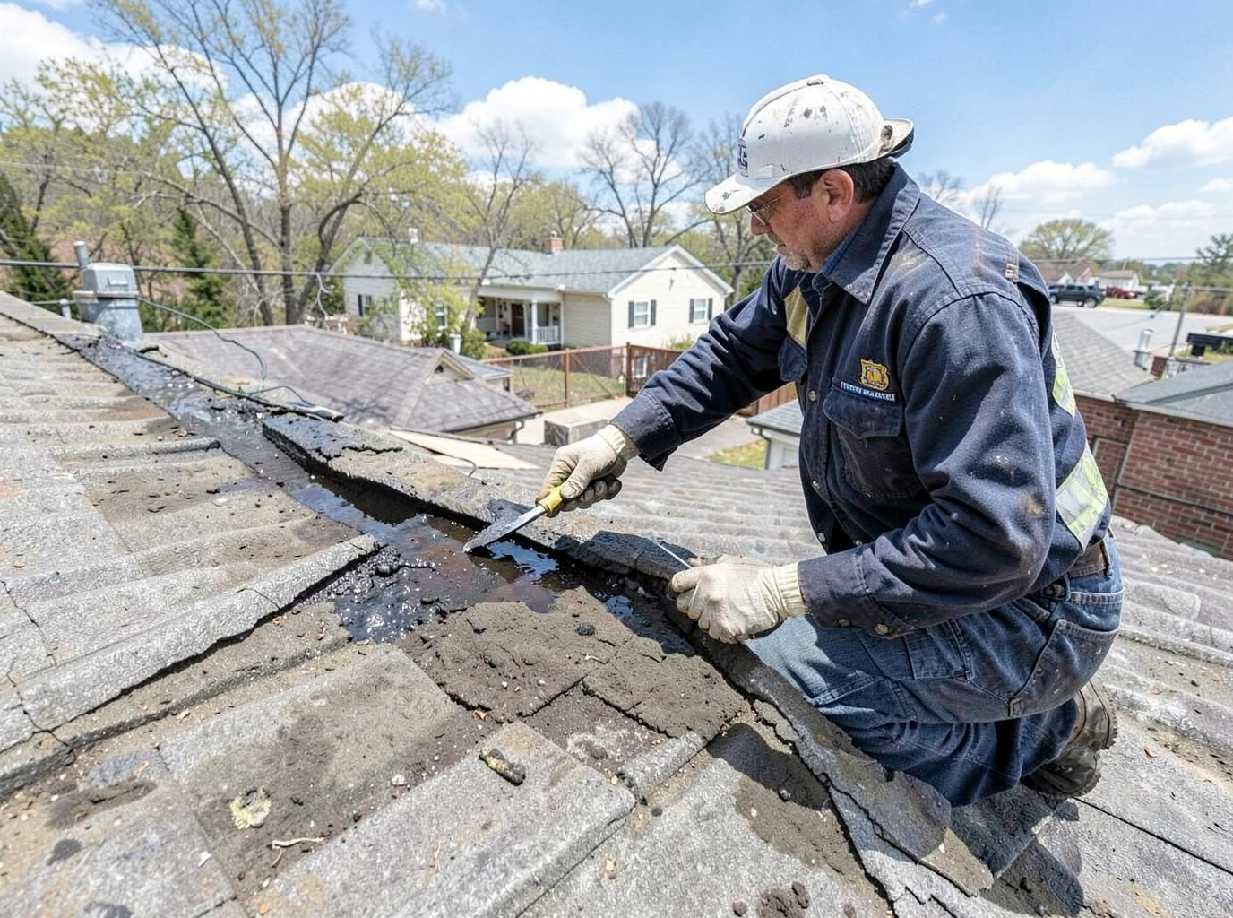 roofing contractor in Central Evansville, IN